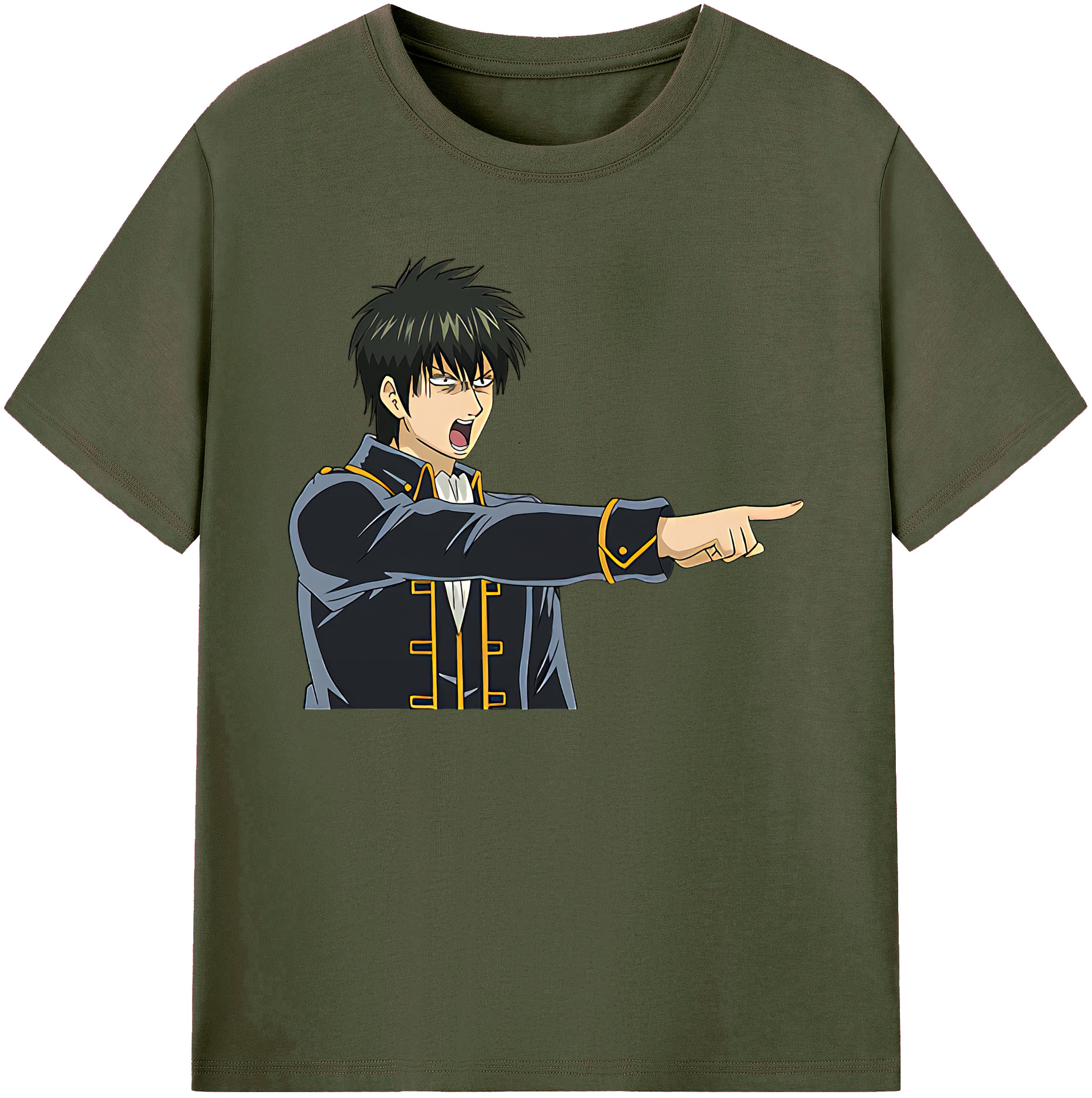 （画像用） ぎんたま 坂田銀時（さかたぎんとき） 神楽 志村新八（しむら しんぱち） GINTAMA Sakata Gintoki Kagura Shimura Shinpachi 綿100％ メンズ半袖Tシャツ｜肌触りやわらか＆通気性